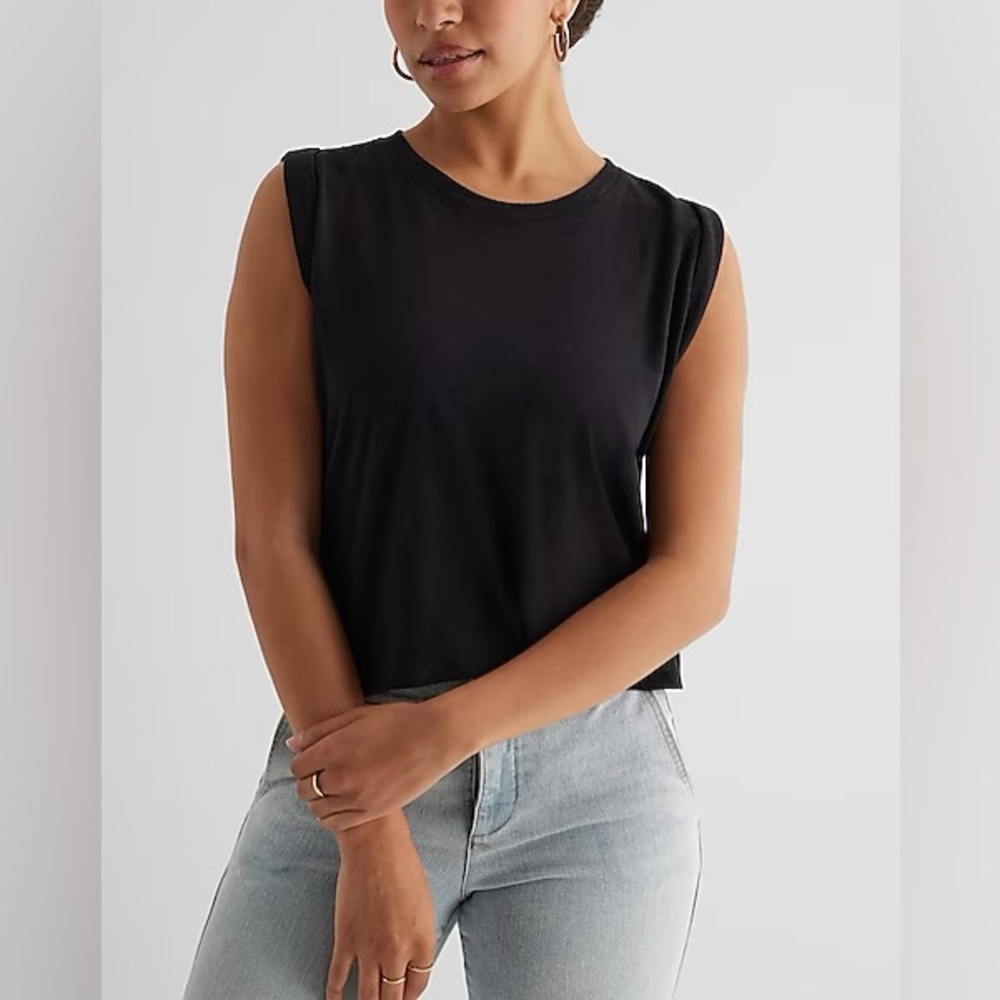 Express Black Skimming Tee